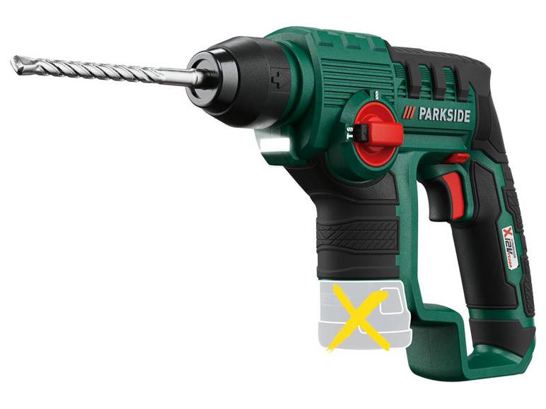 PARKSIDE® 12 V Akku-Bohrhammer »PBHA 12 A1«, SDS-Bohrfutter (ohne Akku und Ladegerät) Nur für heute
