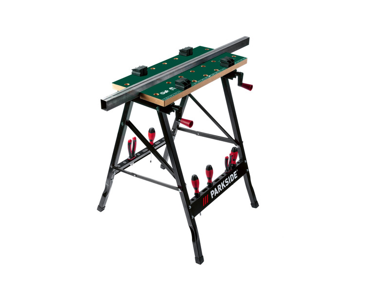 PARKSIDE® Werk- und Spanntisch, 150 kg, zusammenklappbar Nur noch ein Tag übrig