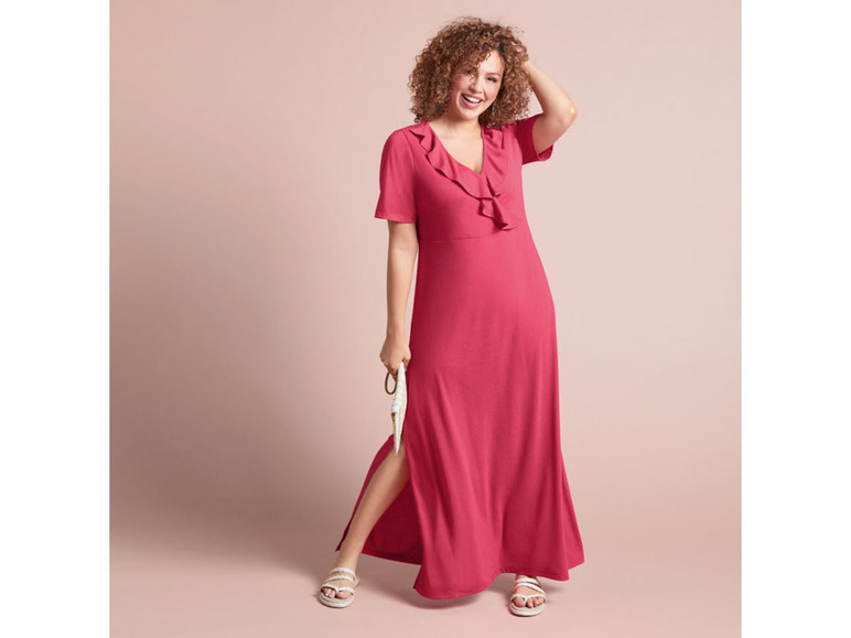 esmara® Damen Maxikleid mit langen Seitenschlitzen Fabrik Onlineshop