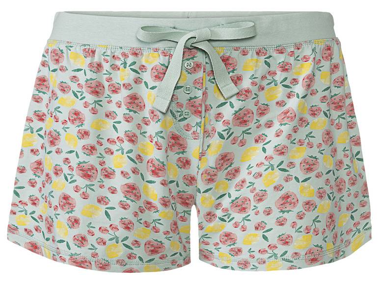 esmara® Damen Schlafhose, kurz, mit Zierknopfleiste Rabatt