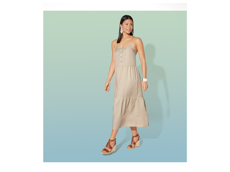 esmara® Damen Midikleid, mit Knopfleiste Online Shopping