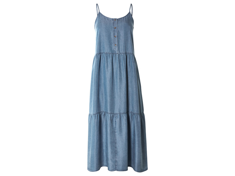 esmara® Damen Midikleid, mit Knopfleiste Online Shopping
