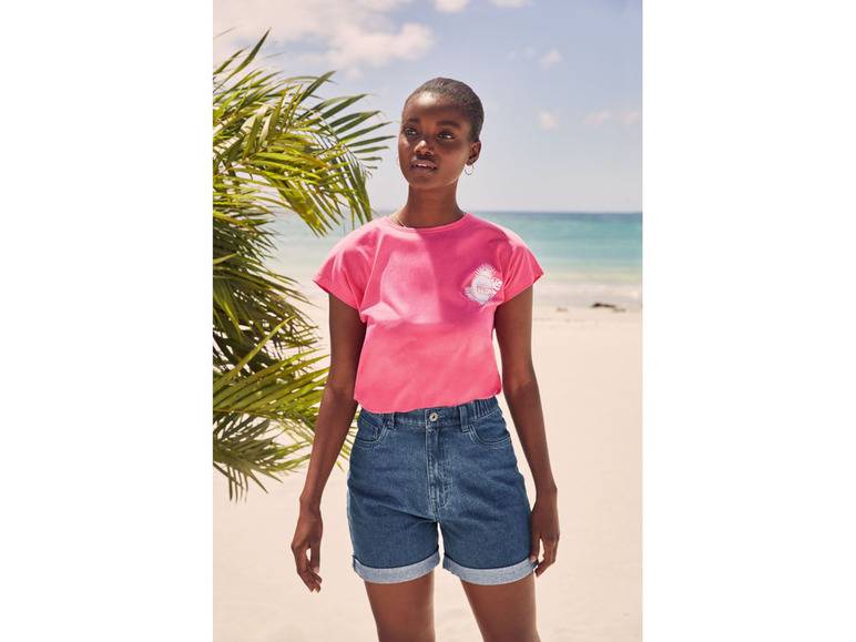 esmara® Damen Jeansshorts, mit Krempeloptik am Beinabschluss Große Rabatte