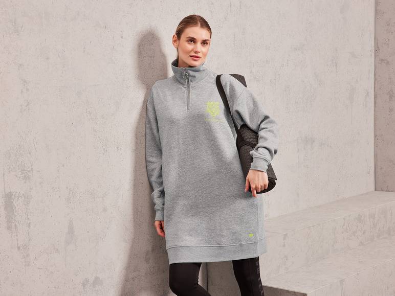 CRIVIT by Jette Sport Damen Sweatkleid mit HeiQ Mint Technologie Neuheiten