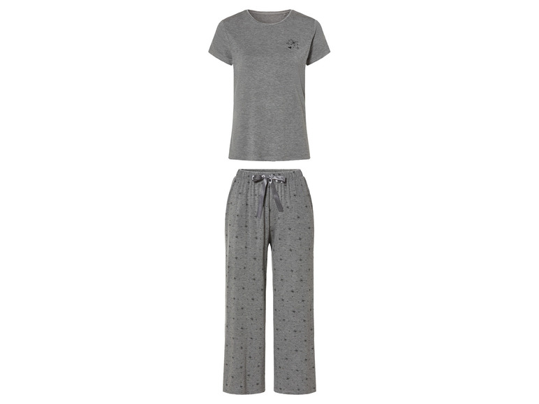 esmara® Damen Pyjama in moderner 7/8-Culotte-Passform Wochenangebot