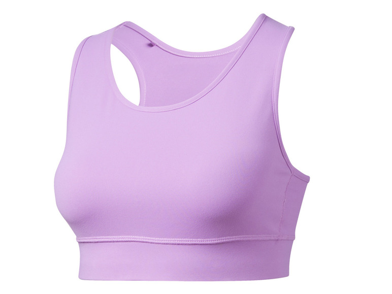 CRIVIT Damen Sportbustier, Medium-Level, mit dynamischer Kühltechnologie Kostenlose Rückgabe