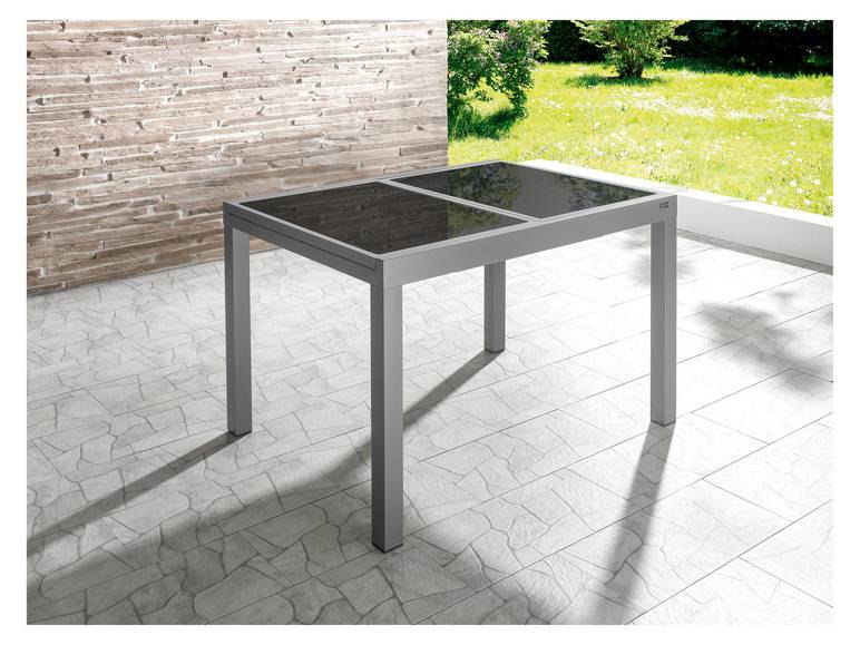 LIVARNO home Alu-Gartentisch »Houston«, ausziehbar, grau Kostenloser Versand international