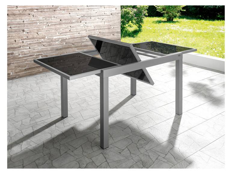 LIVARNO home Alu-Gartentisch »Houston«, ausziehbar, grau Kostenloser Versand international