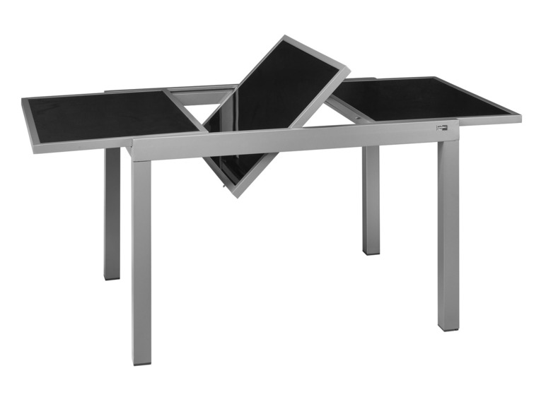 LIVARNO home Alu-Gartentisch »Toronto«, ausziehbar, anthrazit zollfrei
