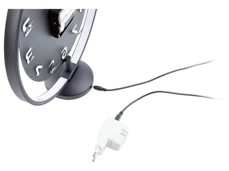AURIOL® Tischuhr, mit LED-Leuchtring Heißer Verkauf