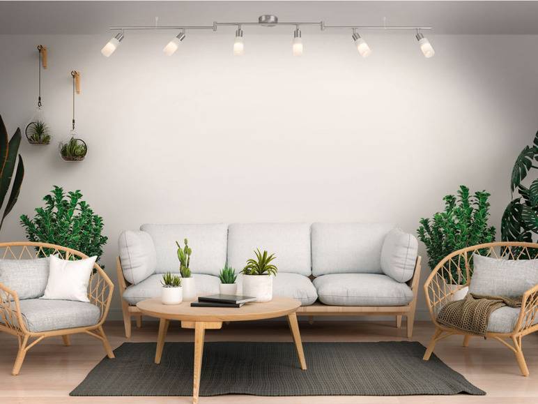 LIVARNO home LED-Deckenleuchte, schwenkbare Arme, 6 LEDs Online Outlet