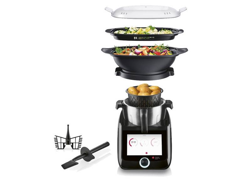 SILVERCREST® KITCHEN TOOLS Monsieur Cuisine Smart SKMS 1200 B1 Black Große Rabatte