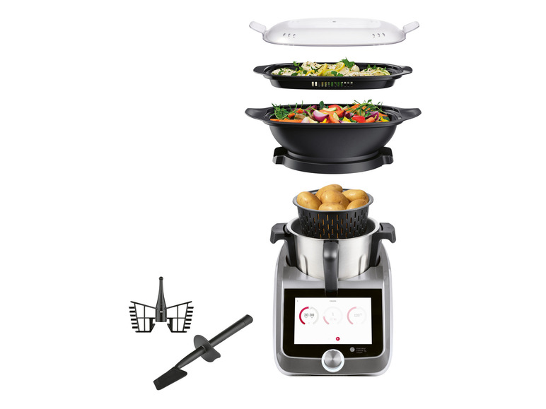 SILVERCREST® KITCHEN TOOLS Monsieur Cuisine Smart SKMS 1200 B1 Titanium Neuheiten