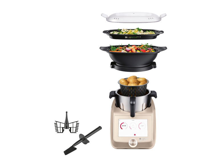 SILVERCREST® KITCHEN TOOLS Monsieur Cuisine Smart SKMS 1200 B1 Champagner Bestseller