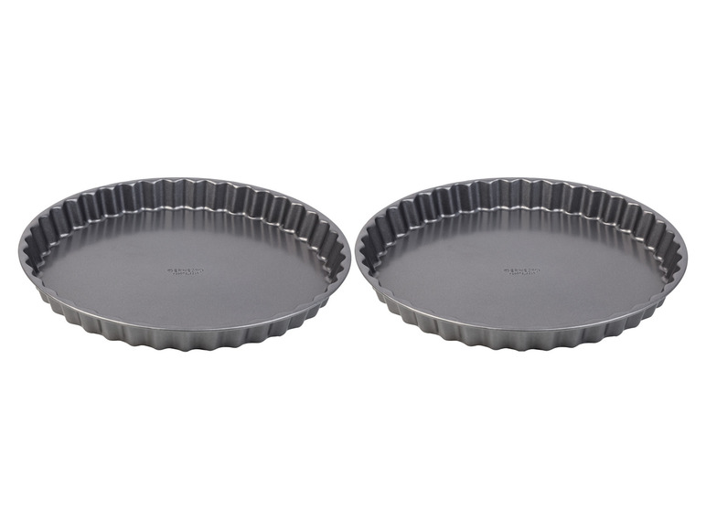 LIVARNO home Quiche- und Obstkuchenformen \ Pizza-Backbleche, 2 Stück Kostenlose Rückgabe