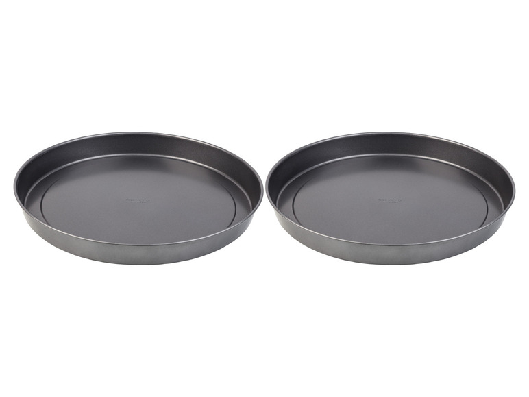 LIVARNO home Quiche- und Obstkuchenformen \ Pizza-Backbleche, 2 Stück Kostenlose Rückgabe