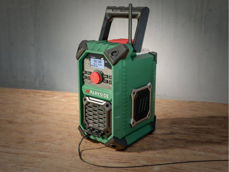 PARKSIDE® Akku-Baustellenradio »PBRA 20-Li B2« 20 V / 12 V oder Netzbetrieb, ohne Akku und Ladegerät Nur für heute
