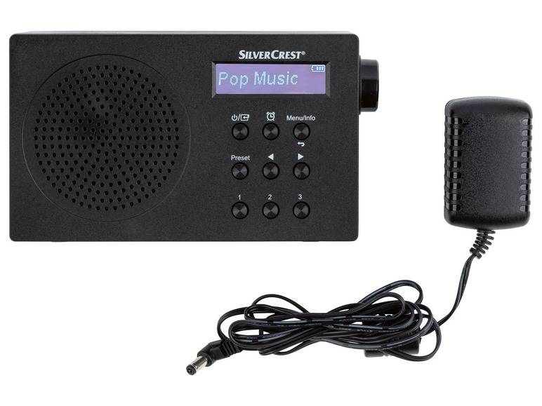 SILVERCREST® DAB+ Radio Mono »SDR 15 A2«, Bluetooth Nur noch ein Tag übrig