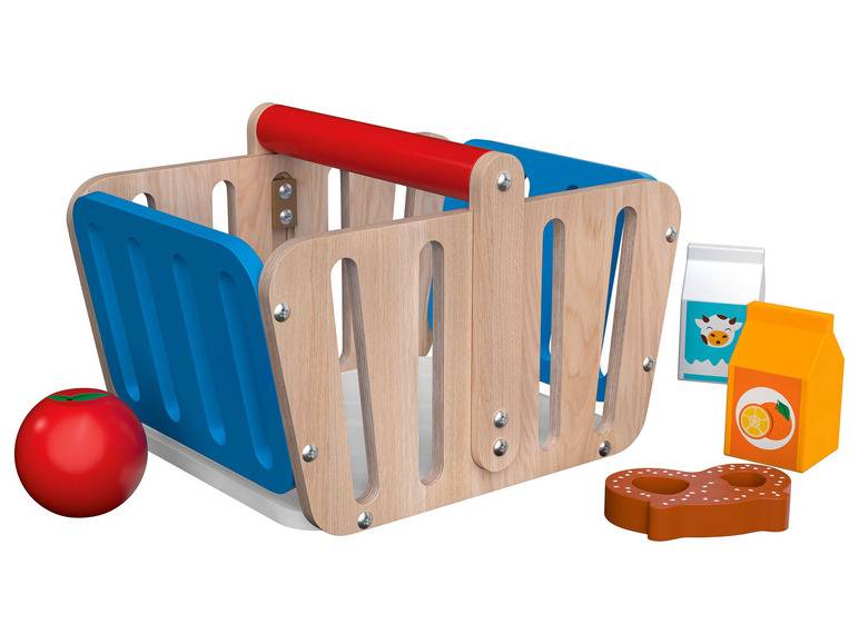 Playtive Kaufmannsladen-Zubehör, mit Echtholz 50% Rabatt für begrenzte Zeit