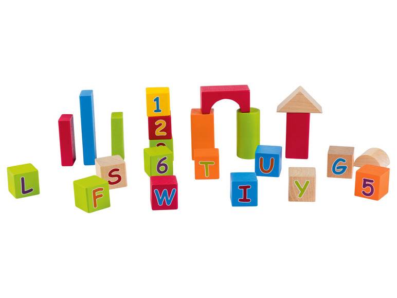 Playtive Bausteinset, aus Holz 2025