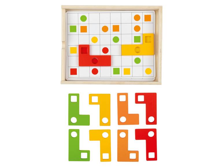 Playtive Lernspiel aus Holz, nach Montessori-Art Auslauf