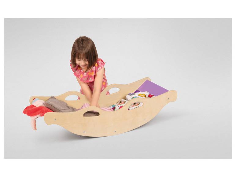 Playtive Holz Balancewippe, in Regenbogenfarben Hotsell
