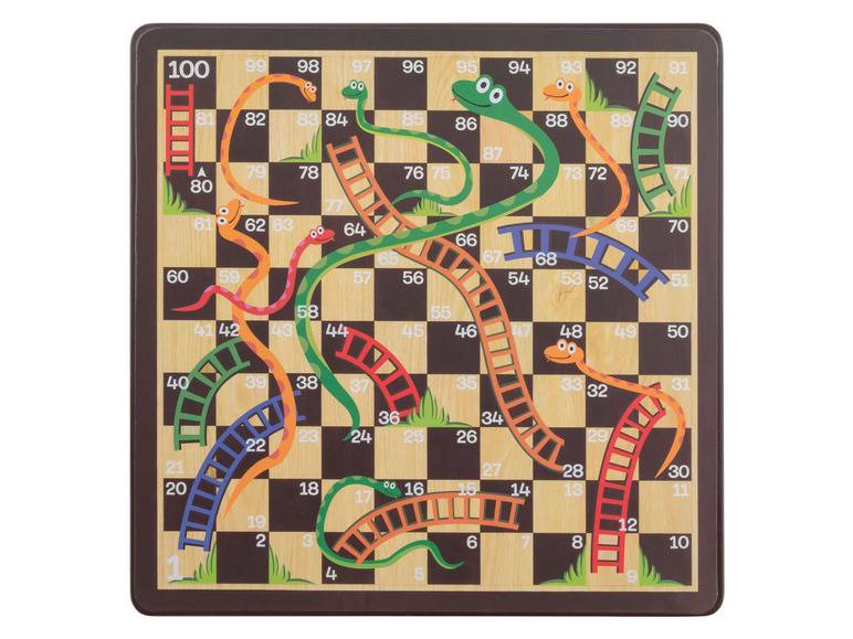 Playtive Holz 10-in-1 Spielesammlung, unterschiedliche Spiele Schlussverkauf