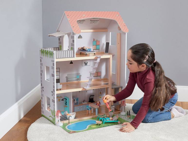 Playtive Puppenhaus aus Holz Fabrikpreis