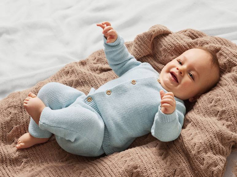 lupilu® Baby Strickjacke aus reiner Bio-Baumwolle Sonderangebot