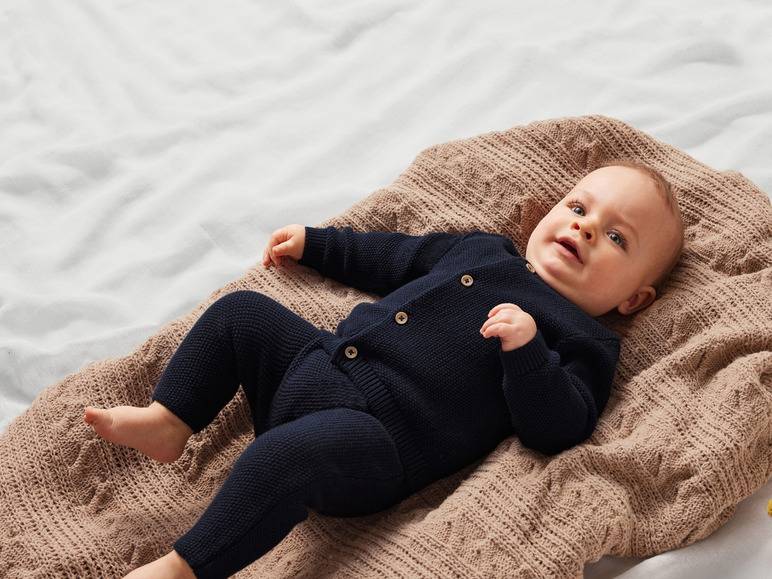 lupilu® Baby Strickjacke aus reiner Bio-Baumwolle Sonderangebot