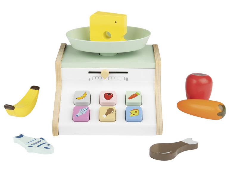 Playtive Kaufmannsladenzubehör, aus Echtholz Günstig kaufen