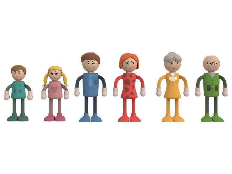 Playtive Holz Miniaturmöbel- und Puppen-Set, Modell 2022 Versandkostenfrei
