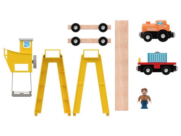 Playtive Eisenbahn Erweiterungs-Set, mit Buchenholz Muttertagsangebot