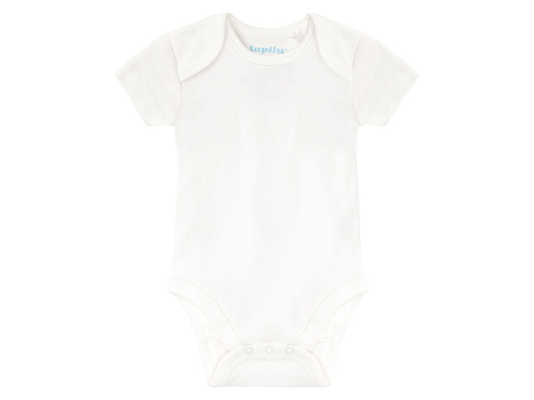 lupilu® Baby Body, 5er Set, kurzarm, reine Bio-Baumwolle Vatertagsangebot