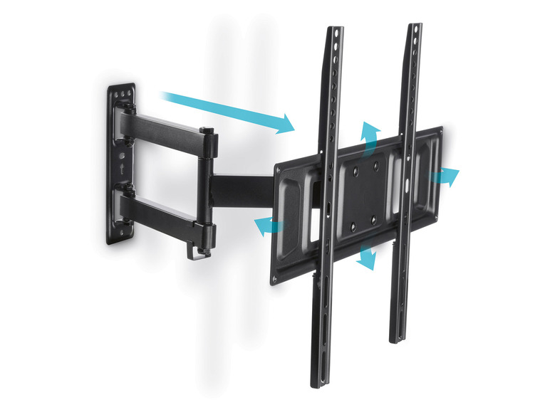 SILVERCREST® »STVWH35 A1« TV Wandhalterung mit Wasserwaage schwenk- und neigbar 32 - 65 Zoll Online Outlet