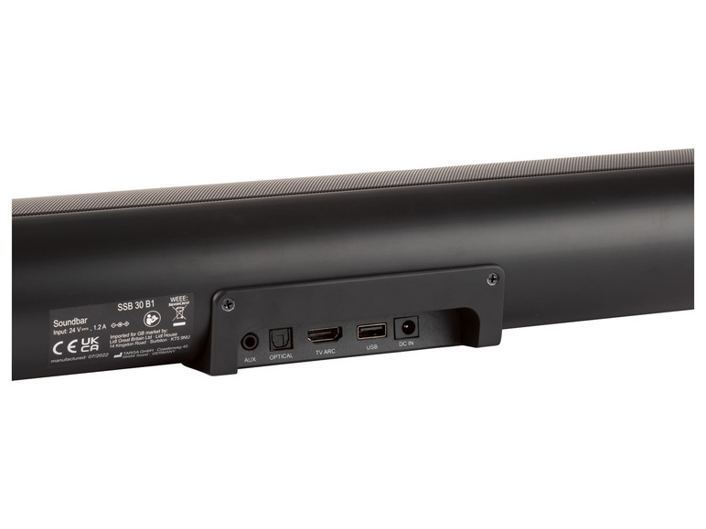 SILVERCREST® Soundbar Stereo 2.0 »SSB 30 B1«, 2x 15 W RMS Blitzangebot