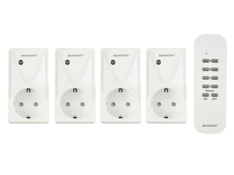 SILVERCREST® Funksteckdosen-Set, mit Fernbedienung, 5-/ 3-teilig Super Sparpreis