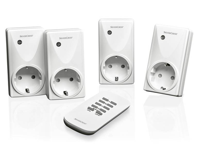 SILVERCREST® Funksteckdosen-Set, mit Fernbedienung, 5-/ 3-teilig Super Sparpreis