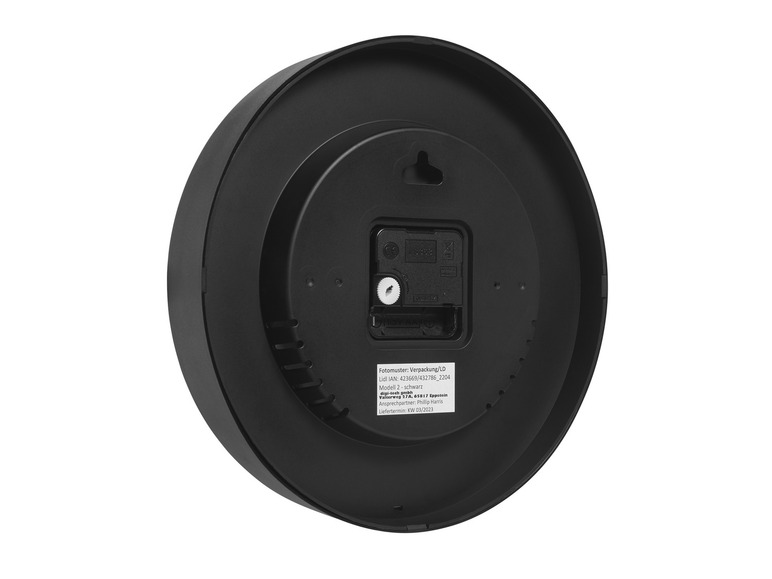 AURIOL® Wanduhr mit Thermo- und Hygrometer, Ø 25 cm Zeitbegrenzte Promotion