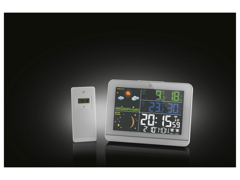 AURIOL® Funkwetterstation, mit Farbdisplay Bis zu 55% Rabatt
