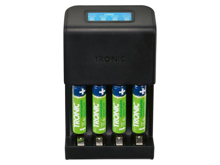 TRONIC® Akku Ladegerät mit LCD Ladeanzeige Riesige Rabatte