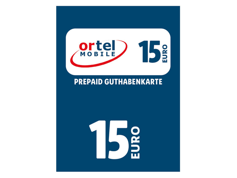 Ortel Mobile Code über 15 € Black Friday