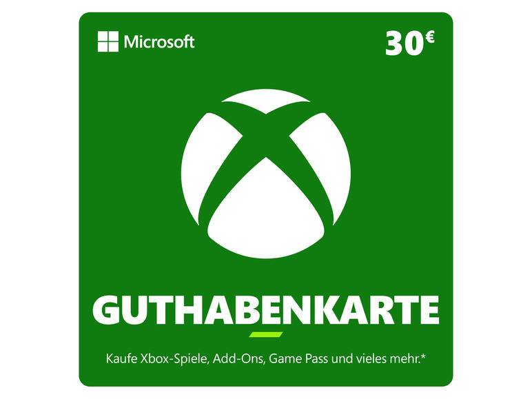 Xbox Code über 30 € Cyber Monday