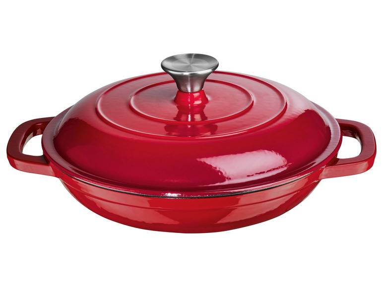 ERNESTO® Gusseisen-Schmorpfanne, Ø 26 cm Top Angebot