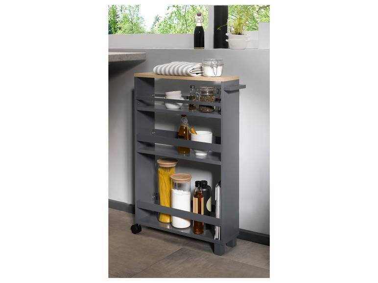 LIVARNO home Küchen-Nischenwagen, mit 3 Ablageflächen Zeitlich begrenztes Angebot
