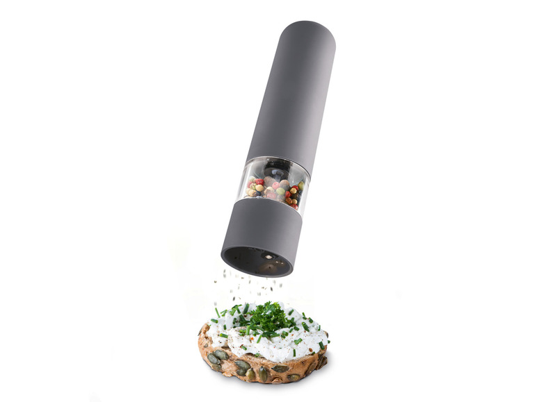 SILVERCREST® KITCHEN TOOLS Salz- oder Pfeffermühle, mit integriertem Licht VIP-Rabatte