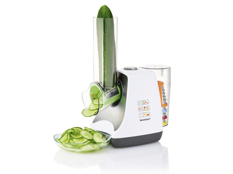 SILVERCREST® KITCHEN TOOLS 5-in-1-Elektrische Gemüseraspel »SGR 150 E2«, 150 W JETZT KAUFEN