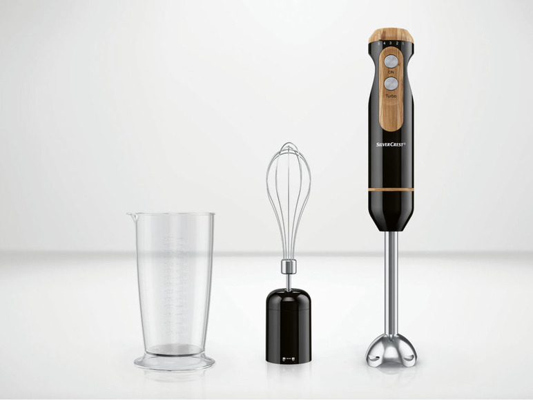 SILVERCREST® KITCHEN TOOLS Stabmixer-Set »SSSH 600 A1«, 3in1 mit Elementen in Holzoptik Bis zu 55% Rabatt