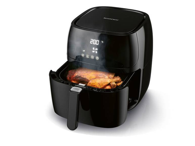 SILVERCREST® KITCHEN TOOLS Digitale Heißluft-Fritteuse XL, »SHFD 2150 A2« 2150 W 50% Rabatt mit kostenlosem Versand