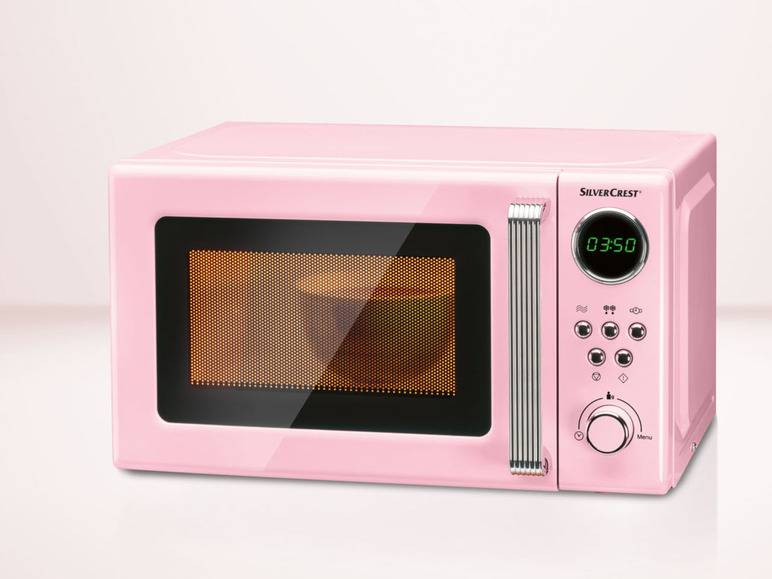 SILVERCREST® KITCHEN TOOLS Mikrowelle »SMWC 700 C1«, 17l, 700 W rosa Outlet